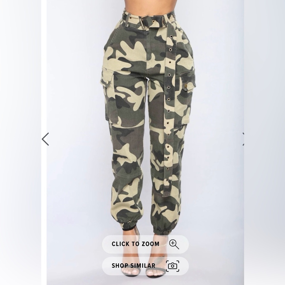 Camouflage cargo Joggers